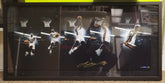 LEBRON JAMES SIGNED UDA AUTO ART OF DUNK PANORAMIC PHOTO FRAMED RARE #/50 AUTOGRAPH